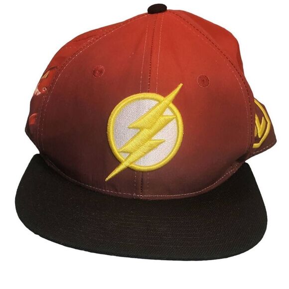 Justice League The Flash Snap Back Hat - Picture 1 of 6